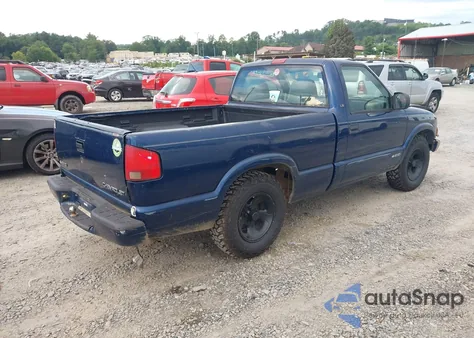 1999 Chevrolet S-10 Ls из США, поврежденный, VIN 1GCCS14X8X8152737